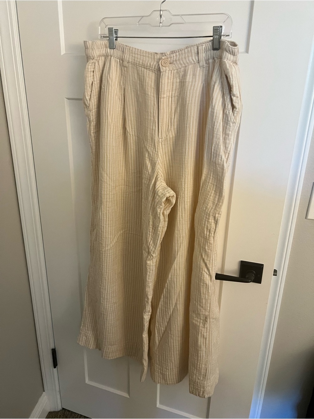 aerie Light Cream 100% Cotton Two-Piece Set - Picture 14 of 15